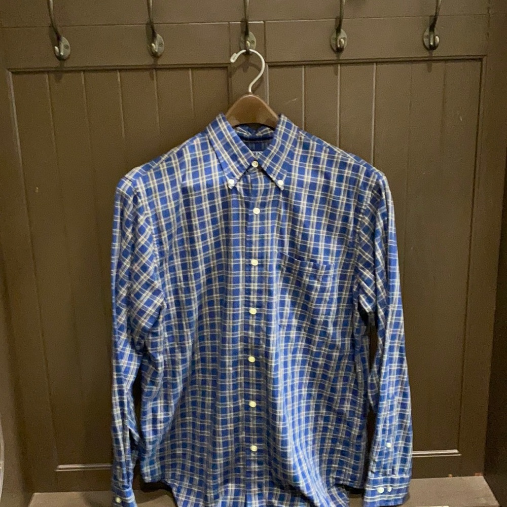 Men's Land's End Medium Button Up Flannel